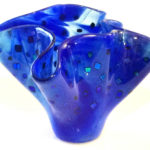 blue with dichroic highlights. Item number 102: 18" by 6"